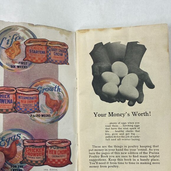 Vintage 1929 Purina Poultry Book Advertising - Picture 4 of 11